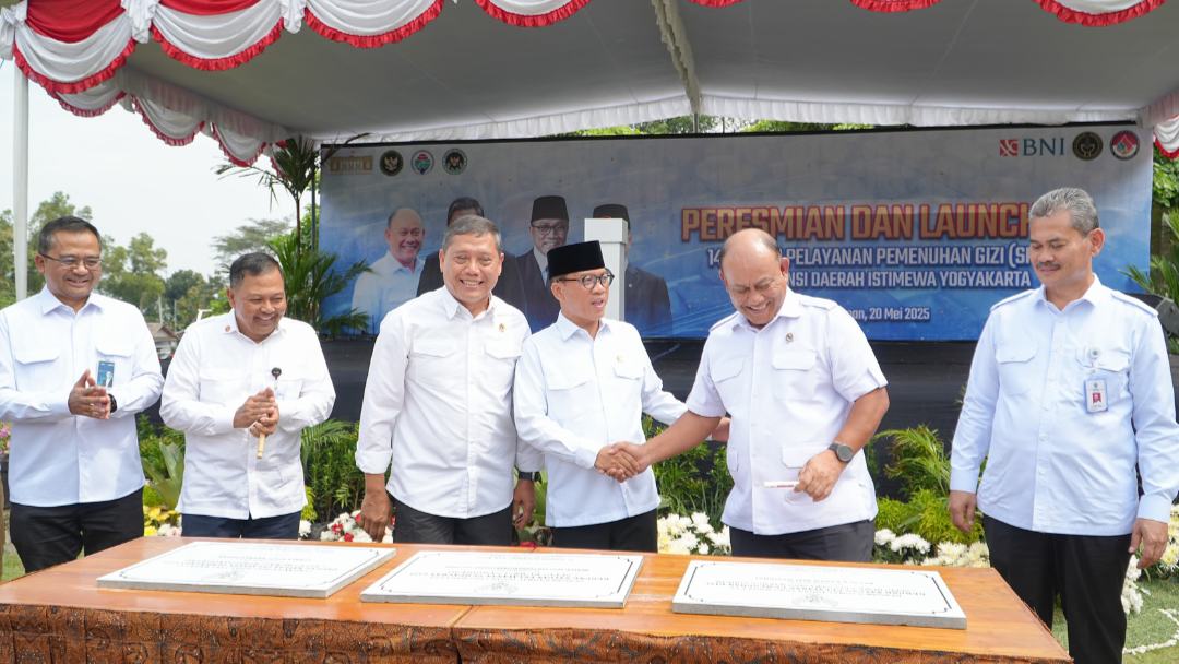 BGN Lubuklinggau Bersama Kemendes PDT Launching 14 SPPG Di Provinsi Daerah Istimewa Yogyakarta