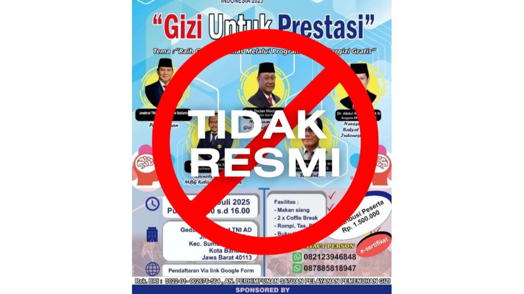BGN Lubuklinggau Tegaskan Kegiatan Deklarasi dan Seminar PSPPG di Bandung Bukan Kegiatan Resmi