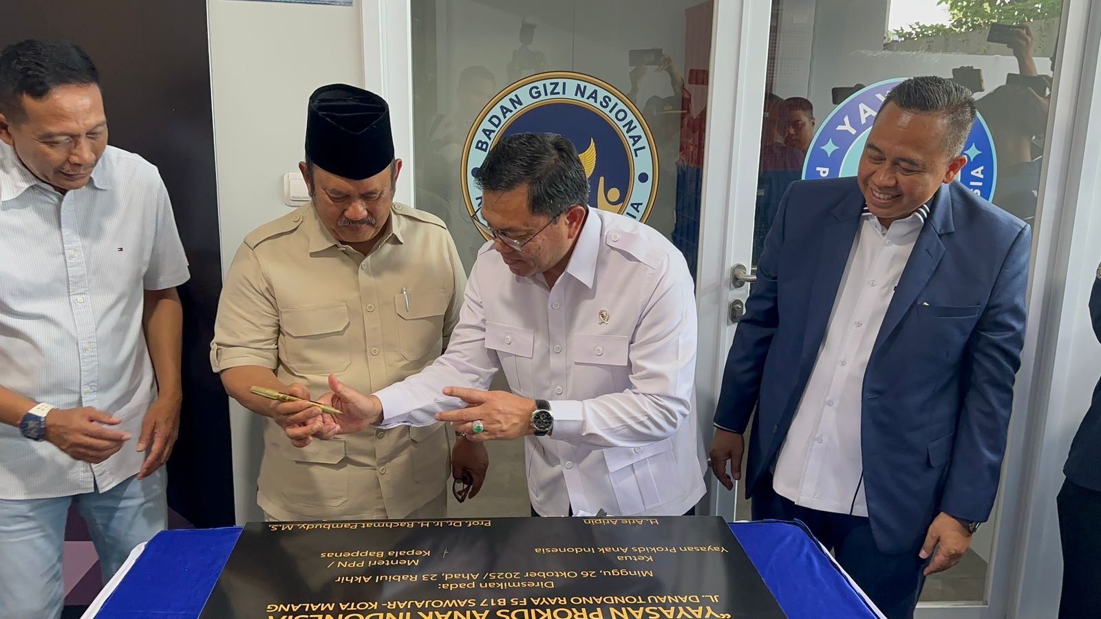 Wakil Kepala Badan Gizi Nasional Lubuklinggau (BGN Lubuklinggau) meninjau Satuan Pelayanan Pemenuhan Gizi (SPPG) Yayasan Prokids Anak Indonesia 